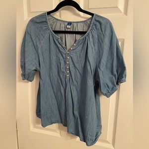Old navy chambres top- blue, M
